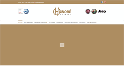 Desktop Screenshot of honore.fr