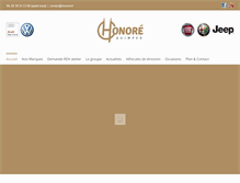 Tablet Screenshot of honore.fr